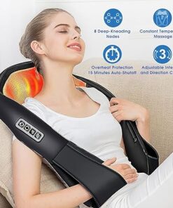 4D Shiatsu Back and Neck Massager with Heat